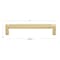 Gliderite Hardware 6-1/4 in. Center to Center Knurled Bar Pull Satin Gold 4788-160-SG-1 - alternate 2
